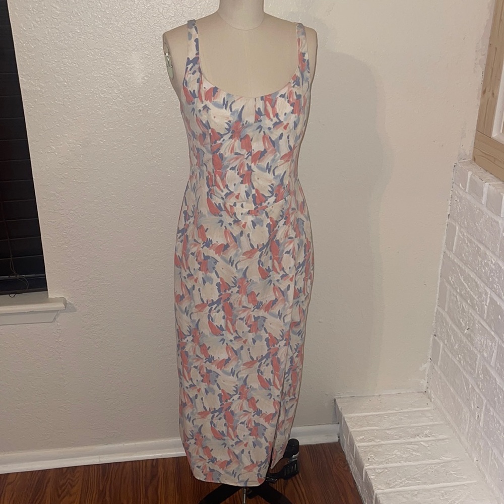 Colorful Dress with a corset top